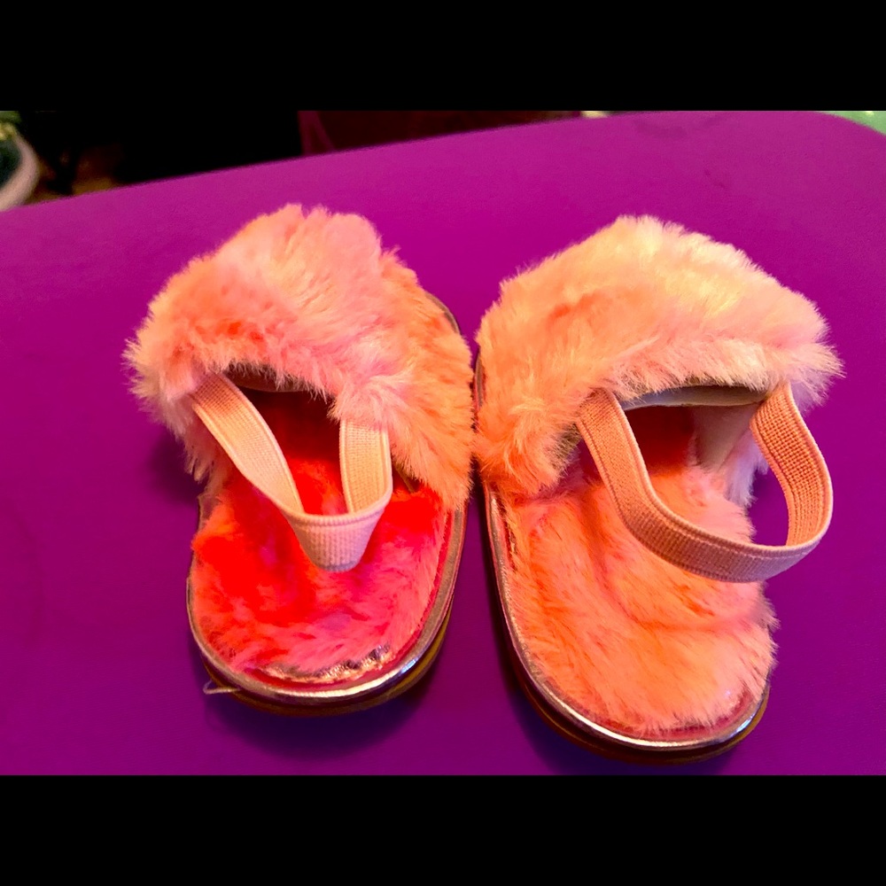 Two pairs of baby slippers new